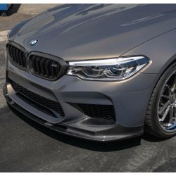 Pièces en carbone Tuning 1359 - Frontlippe Spoiler Schwert Performance V2 Carbon passend für BMW F90 M5 Vorfacelift