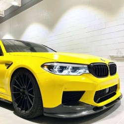 Pièces en carbone Tuning 1359 - Frontlippe Spoiler Schwert Performance V2 Carbon passend für BMW F90 M5 Vorfacelift