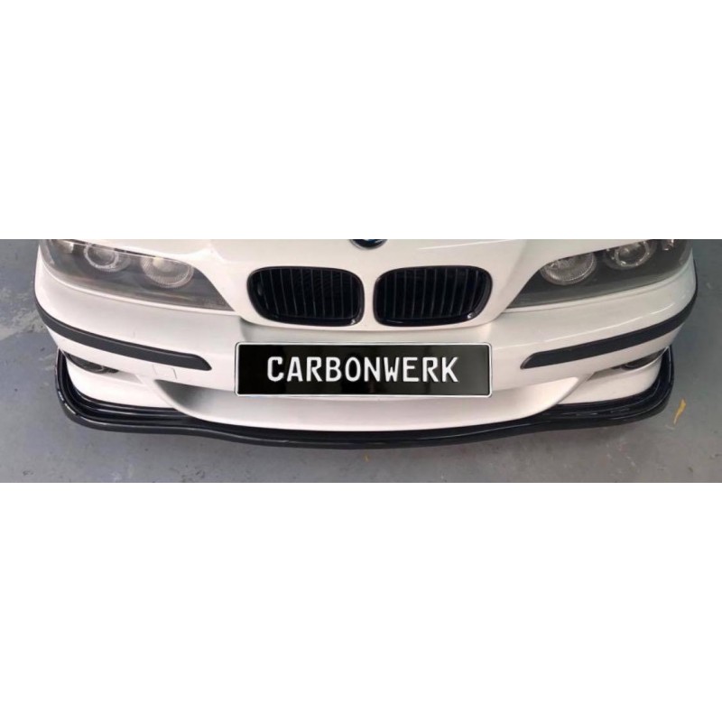 Carbonparts Tuning 1582 - Front lip V1 black gloss fit for BMW 5 series E39