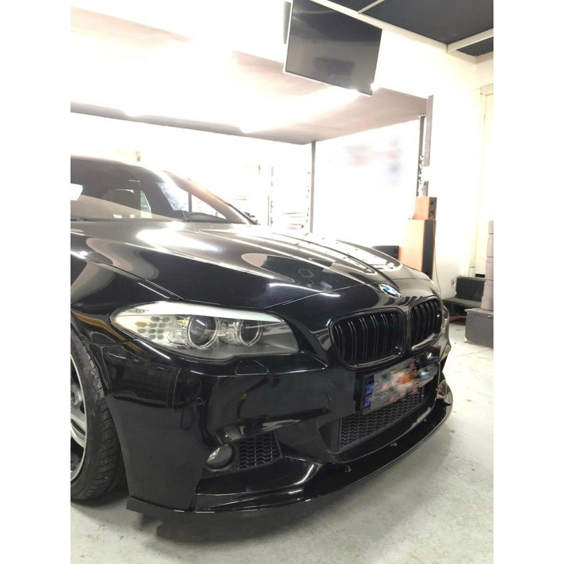 Carbonparts Tuning 1596 - Front lip performance ABS black glossy fits BMW 5 Series F10 F11