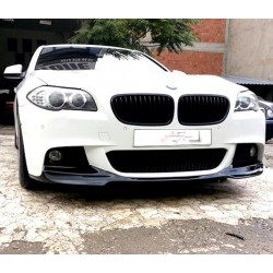Carbonparts Tuning 1597 - Front lip V2 ABS black glossy fits BMW 5 series F10 F11