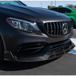 Carbonteile Tuning 1392 - Frontlippe Lippe Frontspoiler Schwert Carbon passend für Mercedes C-Klasse C205 W205 C63 C63S AMG