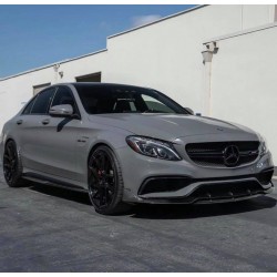Carbonteile Tuning 1392 - Frontlippe Lippe Frontspoiler Schwert Carbon passend für Mercedes C-Klasse C205 W205 C63 C63S AMG
