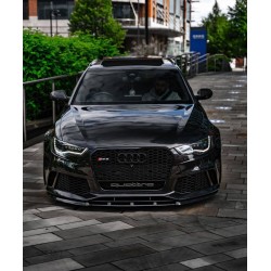 Carbonparts Tuning 1466 - Front lip spoiler Forged Carbon fits AUDI C7 4G RS6 2013-2018
