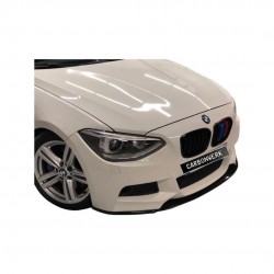 Pièces en carbone Tuning 1581 - Frontlippe V1.1 schwarz glanz passend für BMW 1er F20 F21 LCI