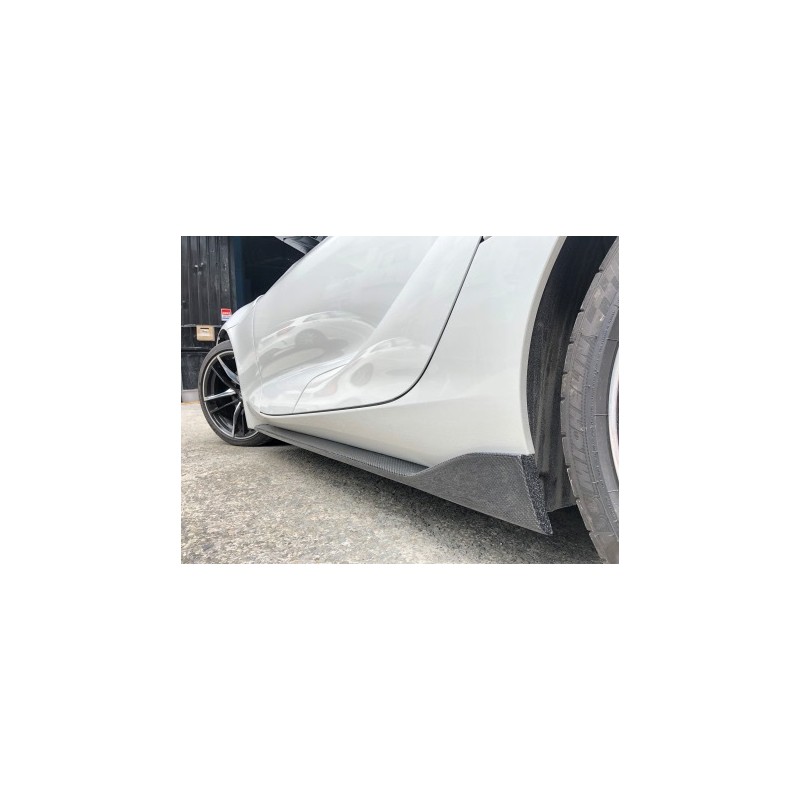 Carbonteile Tuning 1423 - Sideskirt Seitenschweller Ansatz V1 Carbon passend für Toyota Supra MK5 A90