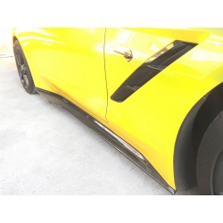 Pièces en carbone Tuning 1617 - Sideskirt V3 Carbon passend für Corvette C7 + Z06