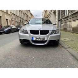 Pièces en carbone Tuning 1595 - Flaps ABS schwarz glänzend passend für BMW 3er E90 E91 VFL