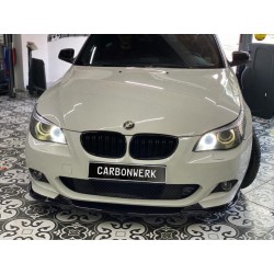 Carbonparts Tuning 1583 - Front lip V1 black gloss fits BMW 5 Series E60