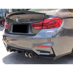 Carbonparts Tuning 1638 - Package Front lip Sideskirt Diffusor Rear spoiler ABS black glossy fits BMW F82 M4