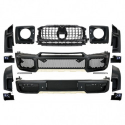 Pièces en carbone Tuning Bodykit Stoßstange Kühlergrill für Mercedes G-Klasse W463 2018+ Radkästen