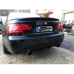 Pièces en carbone Tuning 1685 - Diffusor Diffuser Heck ABS unlackiert Performance passend für BMW 3er E92 E93 335 i/d