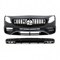 Carbonparts Tuning BodyKit für Mercedes S Coupe C217 Sport Line 15-21 Kühlergrill Diffusor Endrohre
