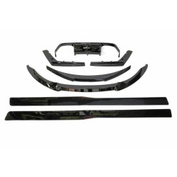 Carbonparts Tuning 1723 - Package Front lip Sideskirt Diffusor Rear spoiler ABS black glossy fits BMW F80 M3