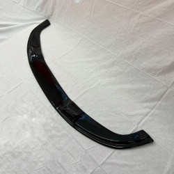 Carbonparts Tuning 1731 - Front lip V2 o. Wing spoiler sword front black glossy fits BMW M5 E60