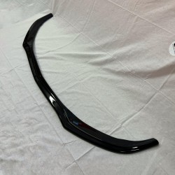 Carbonparts Tuning 1734 - Front lip spoiler sword black glossy fits Mercedes-Benz C63S C63 AMG W205 C205 A205 S205