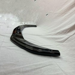 Carbonteile Tuning 1738 - Frontlippe Spoiler Schwert schwarz glänzend passend für Mercedes C-Klasse W205 S205 Limousine Kombi...