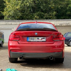 Pièces en carbone Tuning 1411 - Heckspoiler Deep V2 Vollcarbon passend für BMW 2er F22 F23 und M2 F87