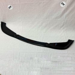 Carbonparts Tuning 1755 - Frontlippe Spoiler Schwert schwarz glänzend passend für BMW 3er E46 Coupe Cabrio mit MPaket