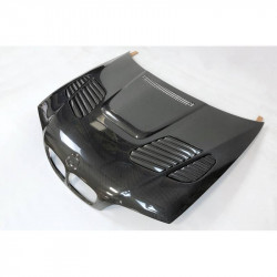 Carbonparts Tuning 1757 - Motorhaube GTR Carbon passend für BMW 3er E46 Coupe / Cabrio 98-01