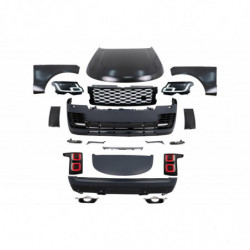 Carbonparts Tuning Bodykit für Range Rover Vogue L322 02-12 2022 Design Stoßstange Gitter Beleuchtung Haube