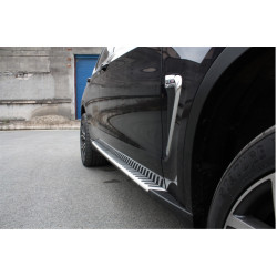 Pièces en carbone Tuning Trittbretter SUV Seitliche Schritte Seitenstufen Für BMW X5 F15 2014-2018