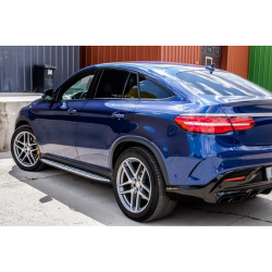 Carbonteile Tuning Trittbretter Alu Seitenstufen Seitlich für Mercedes GLE Coupe C292 (2015-2019)