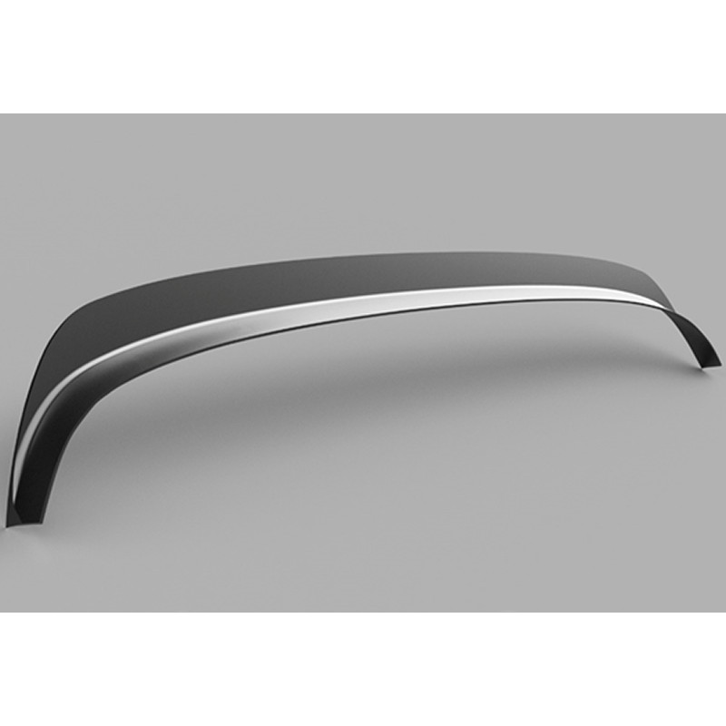 Carbonparts Tuning Heckspoiler Lippe Spoiler V2 ABS Glanz Schwarz passend für Volkswagen Tiguan Mk2
