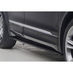 Pièces en carbone Tuning ideskirts Seitenschweller Ansätze ABS schwarz glänzend passend für Volkswagen VW Tiguan Mk2 R