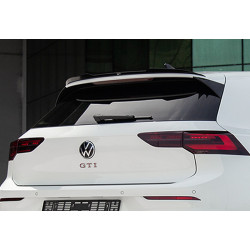 Pièces en carbone Tuning Heckspoiler Spoiler Lippe Ansatz ABS Glanz schwarz für Volkswagen VW Golf 8 GTI & R nicht Clubsport ...