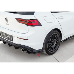 Carbonteile Tuning Heck Ansatz Splitter seitlich ABS Glanz Schwarz für Volkswagen VW Golf 8 GTI - 4026