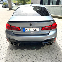 Carbonteile Tuning 2774 - Heckdiffusor Diffusor Heck Ansatz ABS Glanz passend für BMW 5er G30 G31 und M5 F90