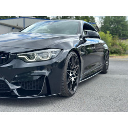 Carbonteile Tuning Sideskirts Seitenschweller Ansätze Performance ABS schwarz glänzend passend für BMW M4 F82 F83 - 2818