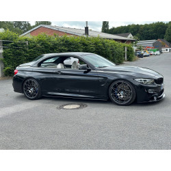 Carbonteile Tuning Sideskirts Seitenschweller Ansätze Performance ABS schwarz glänzend passend für BMW M4 F82 F83 - 2818