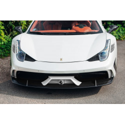 Carbonteile Tuning 1795 - Frontlippe Spoiler Schwert Carbon passend für Ferrari 458 Speciale 2009-2015