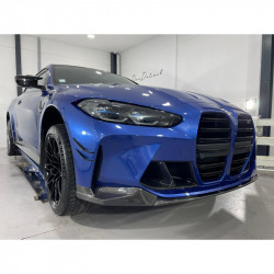 Pièces en carbone Tuning Frontlippe Lippe Spoiler Schwert Performance ABS Glanz Schwarz für BMW M3 G80 G81 M4 G82 G83 - 2829