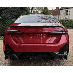 Carbonteile Tuning Heckdiffusor Diffusor Heck Ansatz Performance ABS Glanz passend für BMW 5er G60 - 2833