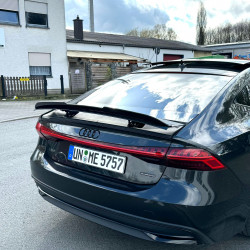 Pièces en carbone Tuning 2766 - Heckspoiler Spoiler Lippe ABS Glanz Schwarz passend für Audi A7 S7 RS7 C8 4K