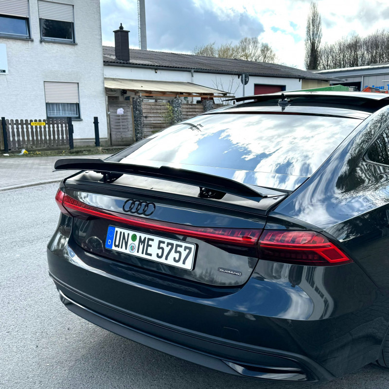 Carbonteile Tuning 2766 - Heckspoiler Spoiler Lippe ABS Glanz Schwarz passend für Audi A7 S7 RS7 C8 4K