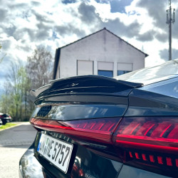 Pièces en carbone Tuning 2766 - Heckspoiler Spoiler Lippe ABS Glanz Schwarz passend für Audi A7 S7 RS7 C8 4K