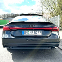 Carbonparts Tuning 2766 - Heckspoiler Spoiler Lippe ABS Glanz Schwarz passend für Audi A7 S7 RS7 C8 4K