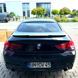 Carbonteile Tuning 1957 - Heckspoiler Lippe Spoiler Highkick schwarz glänzend passend für BMW 6er F06 F13 + M6