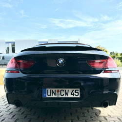 Carbonparts Tuning 1957 - Heckspoiler Lippe Spoiler Highkick schwarz glänzend passend für BMW 6er F06 F13 + M6