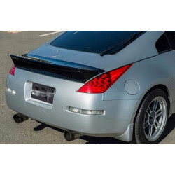 Pièces en carbone Tuning Heckspoiler Spoiler Lippe Heckflügel Ducktail ABS Glanz Schwarz für Nissan 350Z -2842