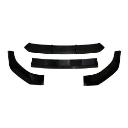 Pièces en carbone Tuning Frontlippe Lippe Schwert ABS Schwarz Glanz passend für Audi Q7 FL 4M S-Line - 2847