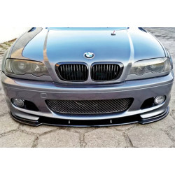 Carbonparts Tuning Frontlippe Lippe Frontspoiler Schwert V2 schwarz glanz passend für BMW 3er E46 M Paket - 2848