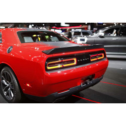 Pièces en carbone Tuning Heckspoiler Spoiler Lippe Flügel Ducktail Concave ABS Glanz passend für Dodge Challenger - 2850