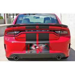 Pièces en carbone Tuning Heckspoiler Spoiler Lippe Ansatz SRT ABS Glanz für Dodge Charger - 2860