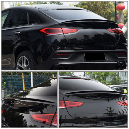 Pièces en carbone Tuning Heckspoiler Spoiler Lippe ABS Glanz für Mercedes Benz GLE Coupe C167 - 2864