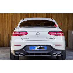 Carbonteile Tuning 2639 - Heckspoiler Spoiler Lippe Ansatz ABS Glanz Schwarz passend für Mercedes Benz GLC Coupe C253 16-19